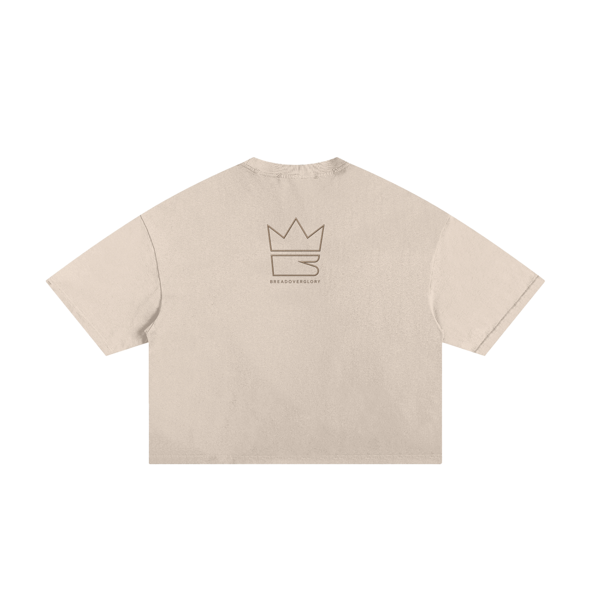 Bread Over Glory Anchor Graphic Frayed Boxy Tee