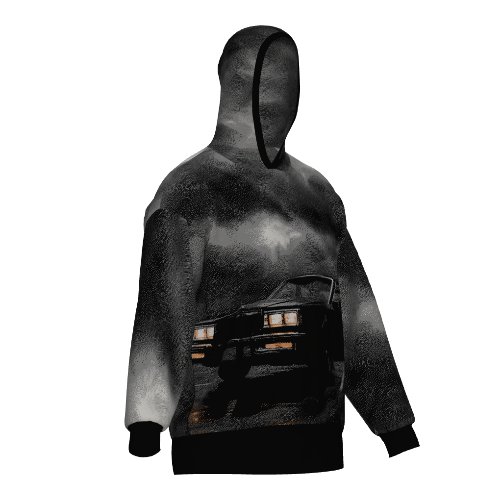 When The Wolves Come Out Knit Hoodie