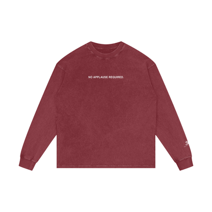 Acid Wash Oversize Long Sleeve T-Shirt