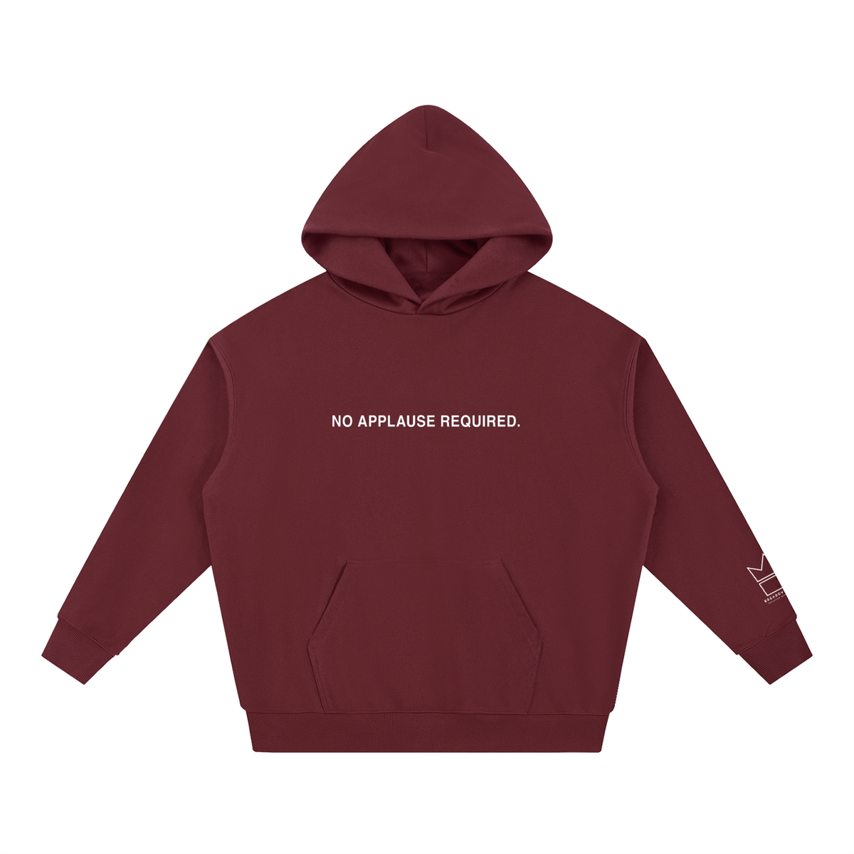 No Applause Required Heavyweight Hoodie