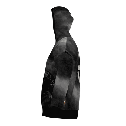 When The Wolves Come Out Knit Hoodie