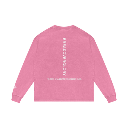 Acid Wash Oversize Long Sleeve T-Shirt