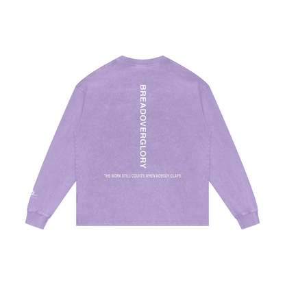 Acid Wash Oversize Long Sleeve T-Shirt