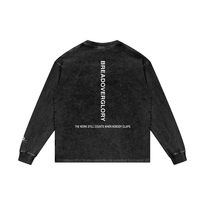 Acid Wash Oversize Long Sleeve T-Shirt