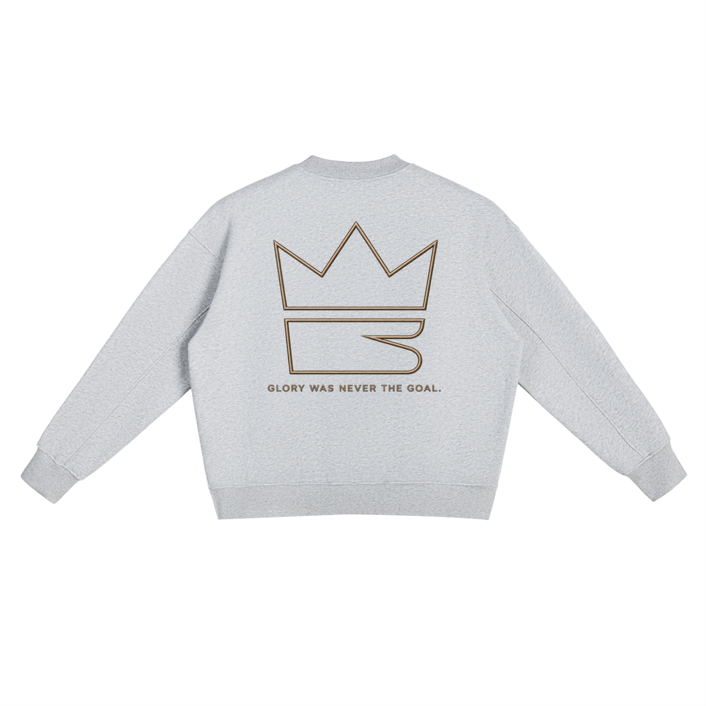 Fleece Side Slit Crewneck Sweatshirt