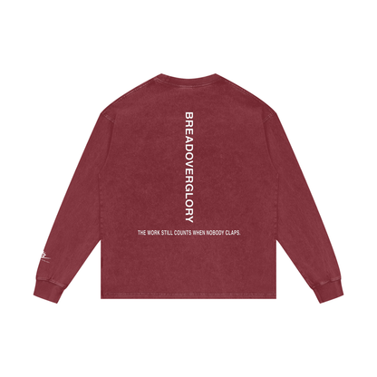 Acid Wash Oversize Long Sleeve T-Shirt