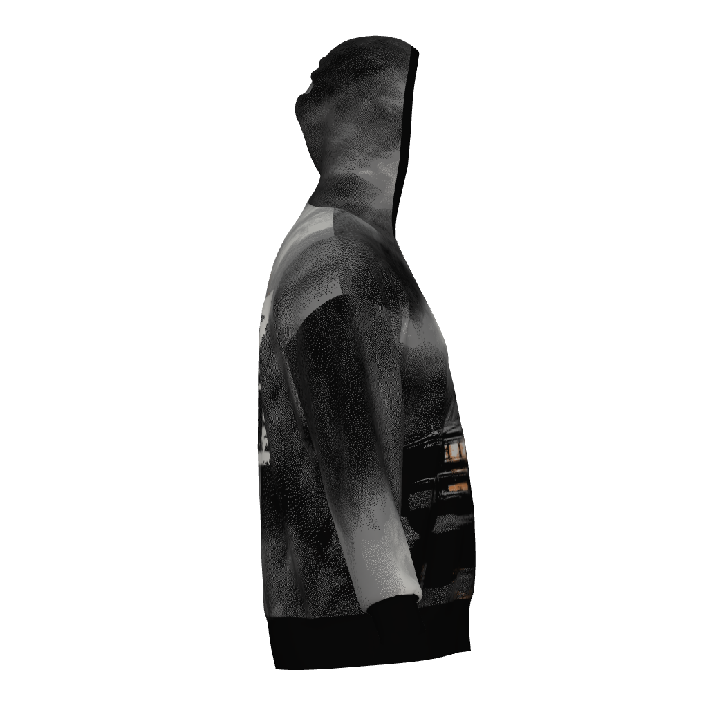 When The Wolves Come Out Knit Hoodie