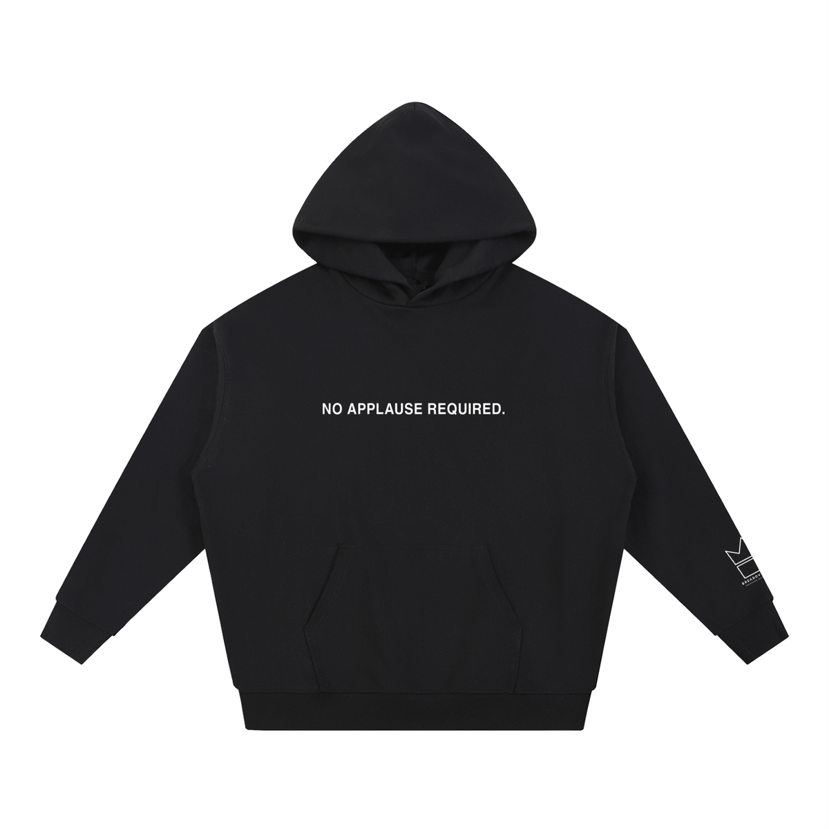 No Applause Required Heavyweight Hoodie