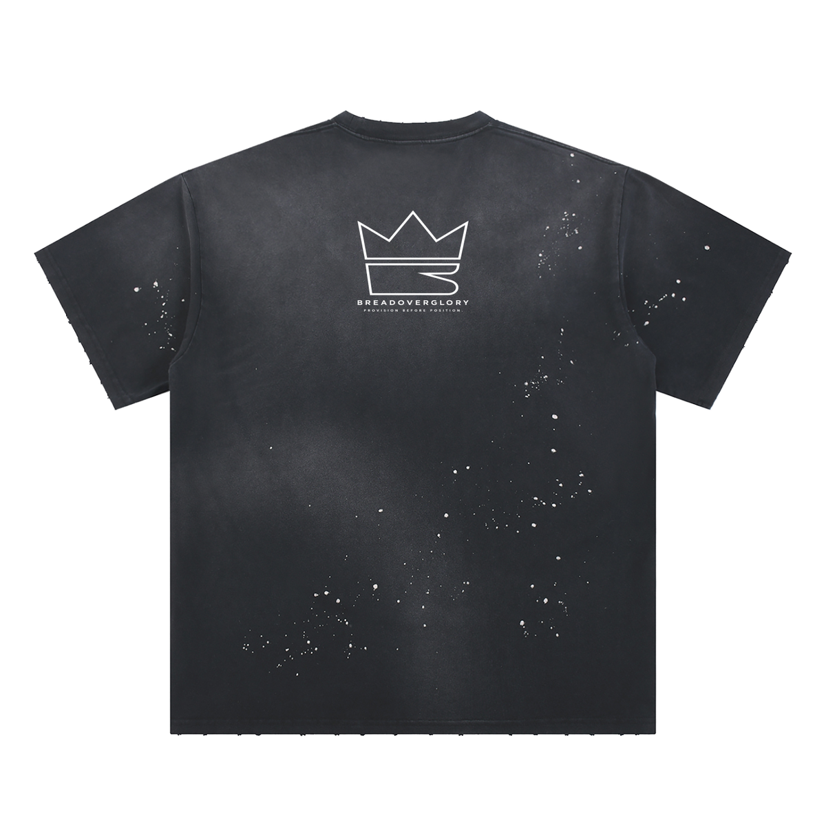 Bread Over Glory Graphic Paint Splatter T-Shirt
