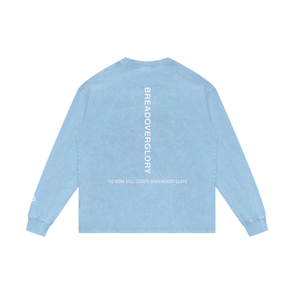 Acid Wash Oversize Long Sleeve T-Shirt