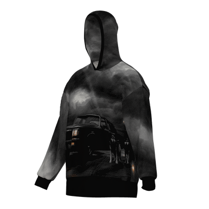When The Wolves Come Out Knit Hoodie