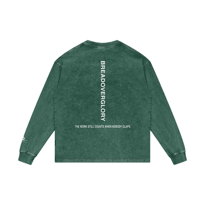 Acid Wash Oversize Long Sleeve T-Shirt