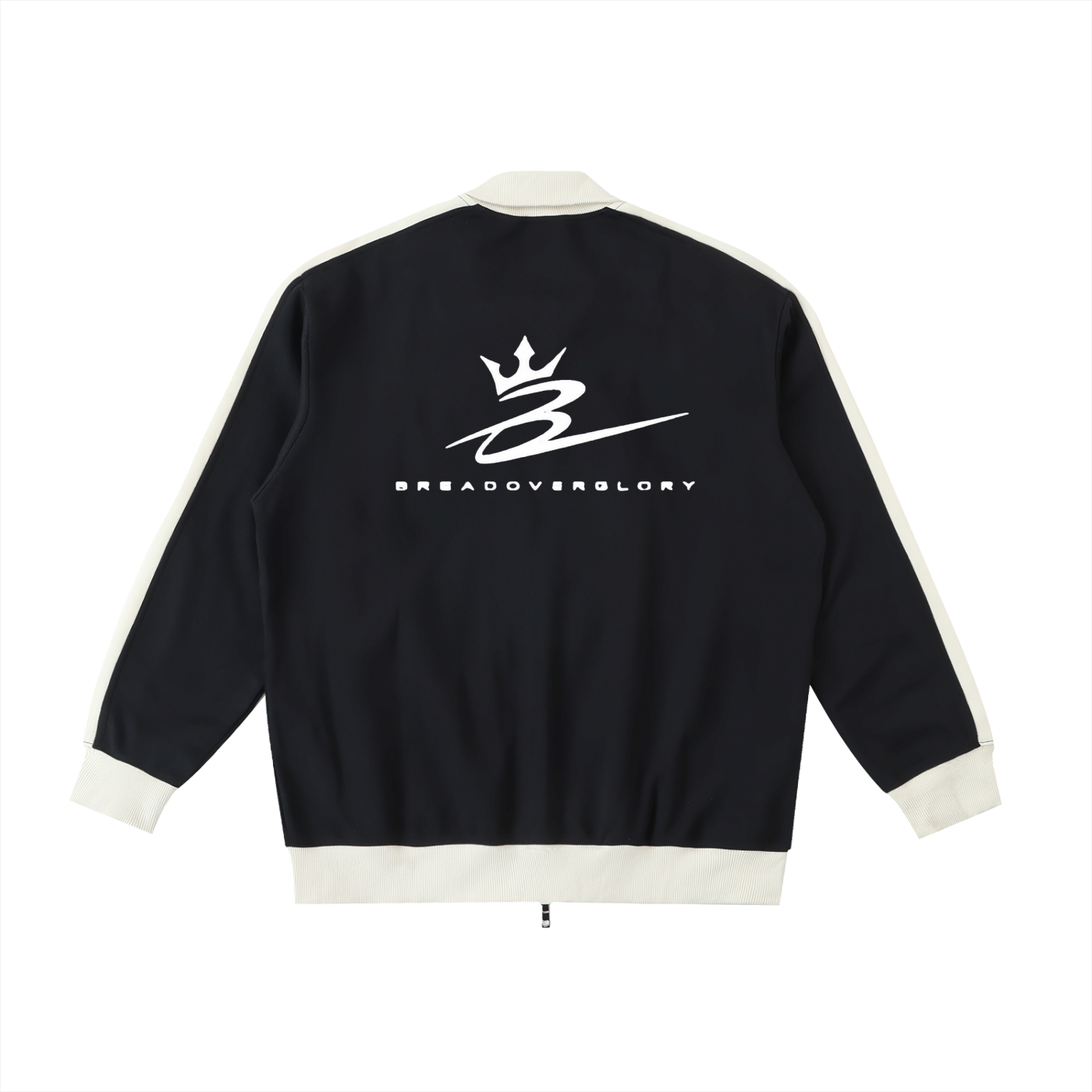 Contrast Trim Stand Collar Jacket