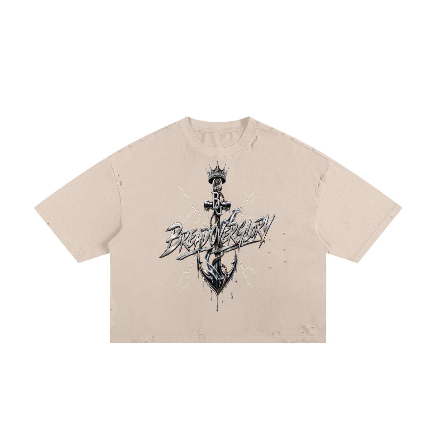 BOG - Anchor Frayed Boxy Tee