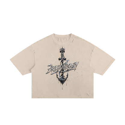 BOG - Anchor Frayed Boxy Tee