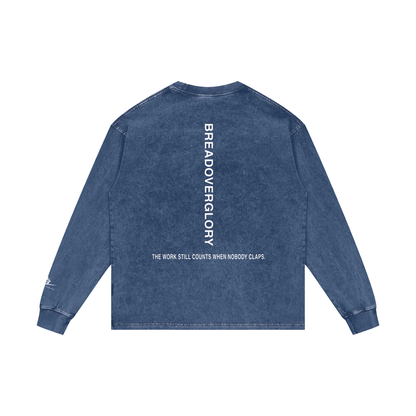 Acid Wash Oversize Long Sleeve T-Shirt